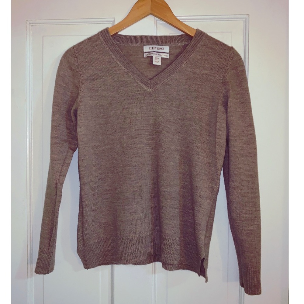 Ellen Tracy Merino Wool Sweater